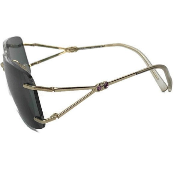 Vintage Salvatore Ferragamo Women Brown Sunglasses main image 4